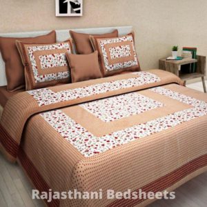 sanganeri bedsheet