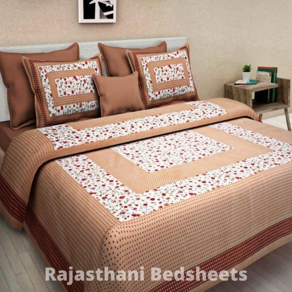 sanganeri bedsheet