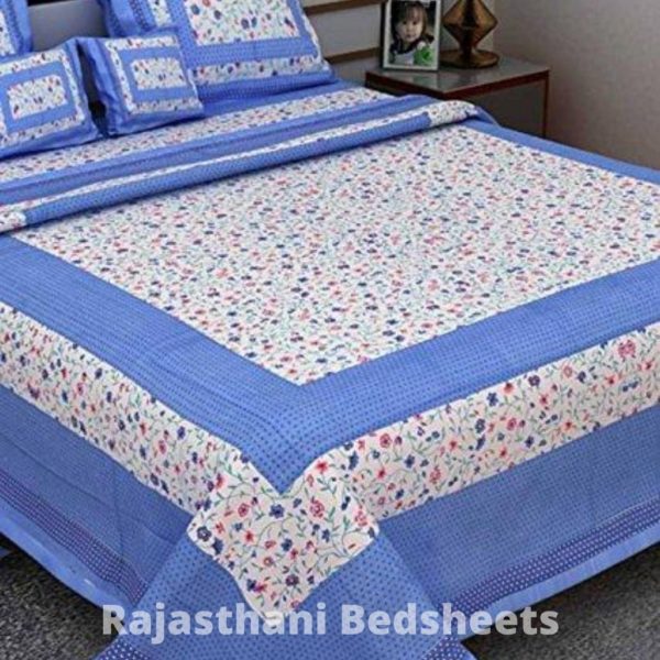 sanganeri bedsheet