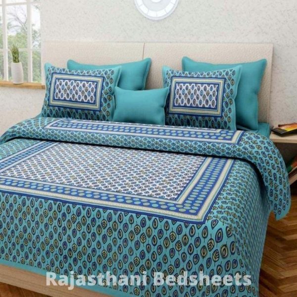 sanganeri bedsheet